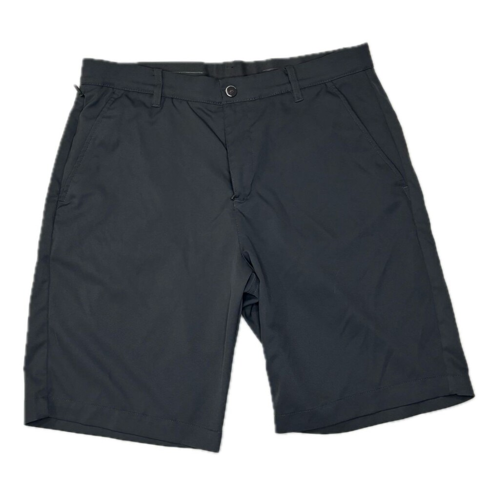 Kirkland Signature Men's 34" Gray Shorts Performance Flat Front Chino Stretch